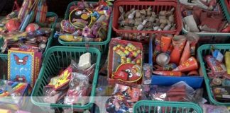 Venta de pólvora con "buena pinta" para diciembre en Nicaragua