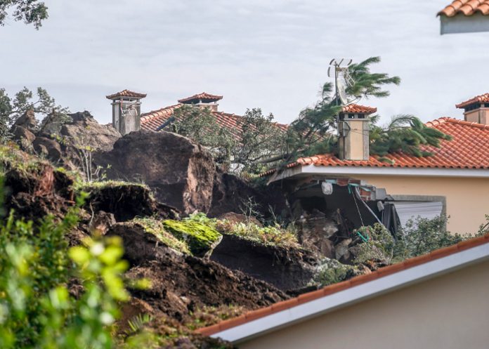 Deslizamiento de tierra sepulta a dos jóvenes en Portugal