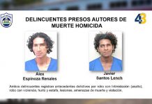 Dos detenidos por asesinato de un guarda de seguridad en Bilwi Conferencia de prensa por homicidio de guarda en Bilwi