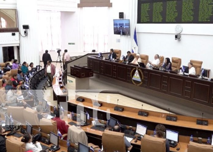 Foto: Sesión parlamentaria en Nicaragua / TN8