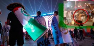 Hinchas mexicanos y argentinos se revientan "la trompa" en Qatar (Video)
