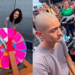 Viral en TikTok por cortarse el pelo y ayudar a su mamá