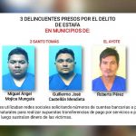 Tras las rejas por cometer delitos en Rivas y Juigalpa Sujetos presos por delitos en Juigalpa y Rivas