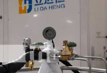 MINSA inaugura planta productora de nitrógeno líquido en Nicaragua Foto: Inauguración de primera planta de nitrógeno líquido en Nicaragua / TN8