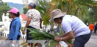 Ambiente en los cementerios de Somoto y Matagalpa