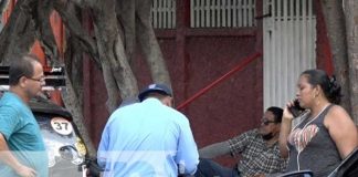 Accidente de tránsito en el barrio Larreynaga, Managua
