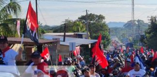 Triángulo Minero celebró a lo grande la victoria del FSLN Triunfo del FSLN en el Triángulo Minero
