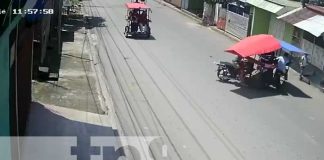 Foto: Choque entre caponeras en Managua / TN8