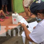 Inmunizan contra la COVID-19 a la población del barrio Julio Buitrago, Managua Vacunación contra el COVID-19 en el barrio Julio Buitrago, Managua