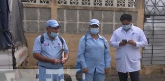 Brigada médica visita el barrio Romin Manrique, Distrito IV de Managua