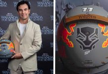 Casco inspirado en Black Panther Wakanda Forever será usado por “Checo” Pérez “Checo” portará casco inspirado en Wakanda Forever