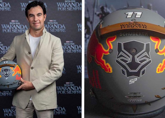 “Checo” portará casco inspirado en Wakanda Forever