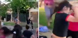 Video: Madre arma tremendo pleito por defender a su hijo del bullying