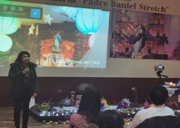 Con gran devoción Embajada de Nicaragua en Bolivia celebró la purísima