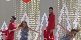 Jacqueline Bracamontes se da tremenda caída en grabaciones para Telemundo