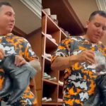 Edwin Luna encuentra extraña brujería en sus botas y acusan a Kimberly Flores Edwin Luna encuentra extraña brujería en sus botas y acusan a Kimberly Flores