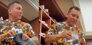 Edwin Luna encuentra extraña brujería en sus botas y acusan a Kimberly Flores