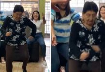 Abuelita sorprende al “perrear” hasta abajo en una fiesta Abuelita sorprende al “perrear” hasta abajo en una fiesta