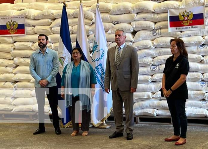 Nicaragua recibe nuevo donativo de Rusia para el programa de Merienda Escolar