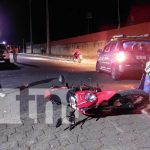 Motociclista se lleva el susto de su vida en accidente de tránsito en Somoto Motociclista se lleva el susto de su vida en accidente de tránsito en Somoto