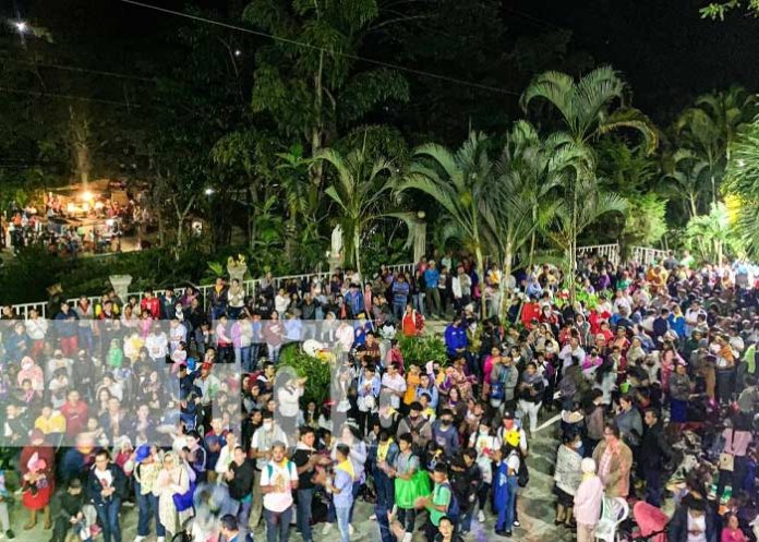1 Fieles católicos celebran a la Virgen de la Piedra en Nueva Segovia