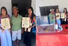 ¡Agradecidas! Se gradúan y celebran junto al vendedor que les fiaba la comida
