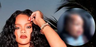 Mediante TikTok: Rihanna muestra la cara de su bebé por primera vez