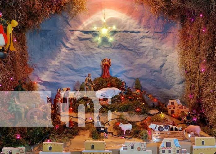 Tradición familiar llena de fe en la elaboración de nacimientos navideños en Somoto