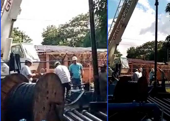 Nuevo pozo en la Colonia Nicarao, Managua