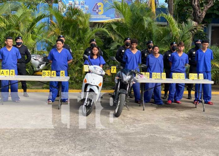 Varios delincuentes presos en Chinandega, Estelí y Masaya
