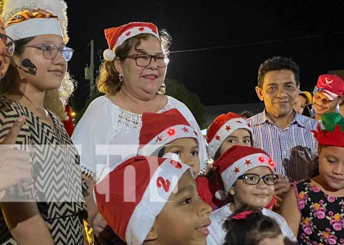 Alegría navideña para los niños de la ciudad de Rivas