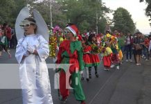 Alegría en Carnavales Navideños en el departamento de León