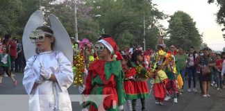 Alegría en Carnavales Navideños en el departamento de León