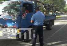 Policía desplegada en la Isla de Ometepe, para prevenir accidentes de tránsito