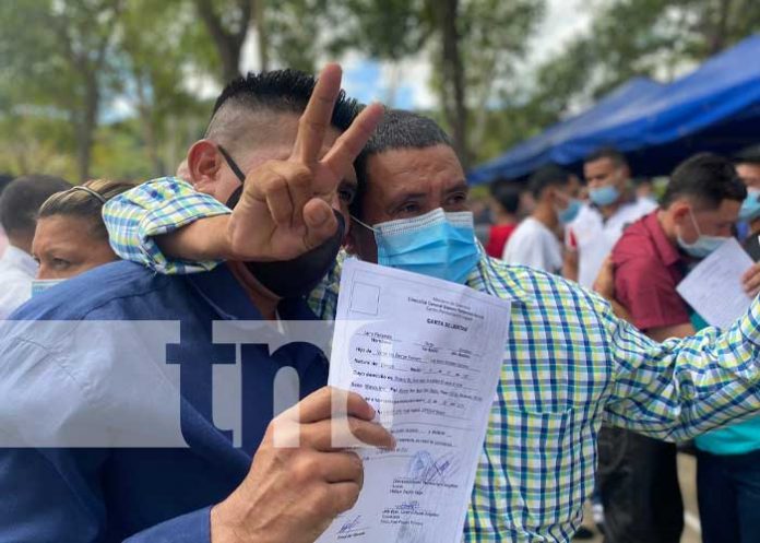 1 89 Ex presos de Chontales, pasarán una feliz Navidad en familia