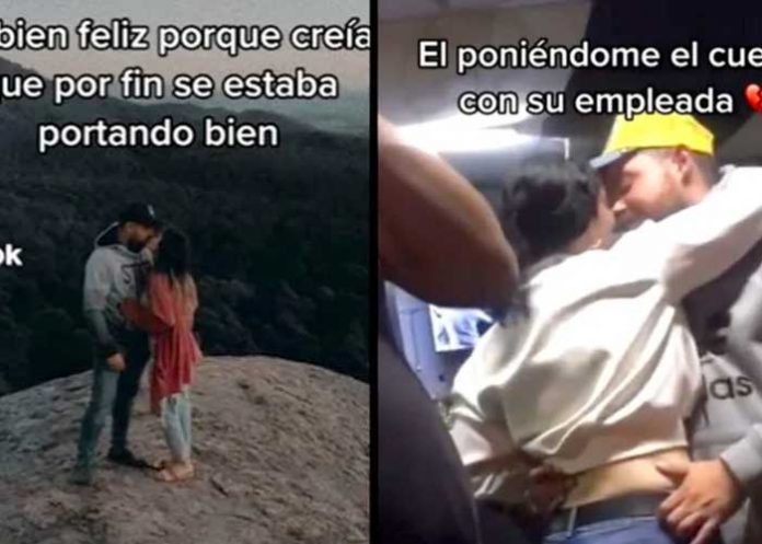 “Solo le hablaba de cerquita”: Mujer encuentra a esposo besándose con otra