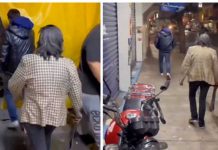 Madre decide “fajear” a su hijo para sacarlo de una cantina (VIDEO) Madre decide “fajear” a su hijo para sacarlo de una cantina (VIDEO)