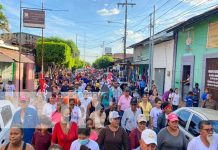 Militantes del FSLN realizan maratónica movilización en Chinandega Militantes del FSLN realizan maratónica movilización en Chinandega