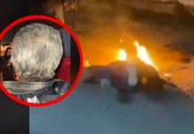 Por bailarín, señor termina con quemaduras al caer en una fogata (VIDEO) Por bailarín, señor termina con quemaduras al caer en una fogata (VIDEO)