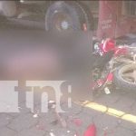 Un motociclista perdió la vida tras impactar con camión en El Cuá, Jinotega Un motociclista perdió la vida tras impactar con camión en El Cuá, Jinotega / TN8