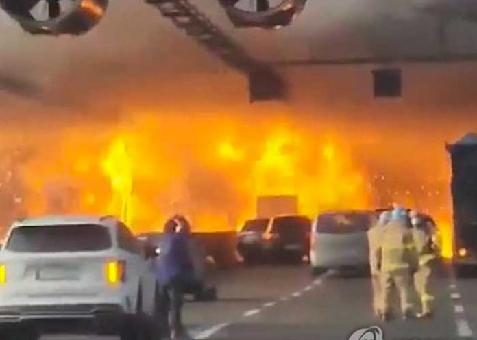 Corea del Sur: Incendio en túnel deja gran cantidad de personas heridas