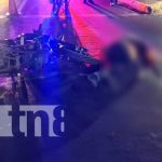 Foto: Trágica muerte de motociclista en la Colonia Unidad de Propósito, Managua / TN8