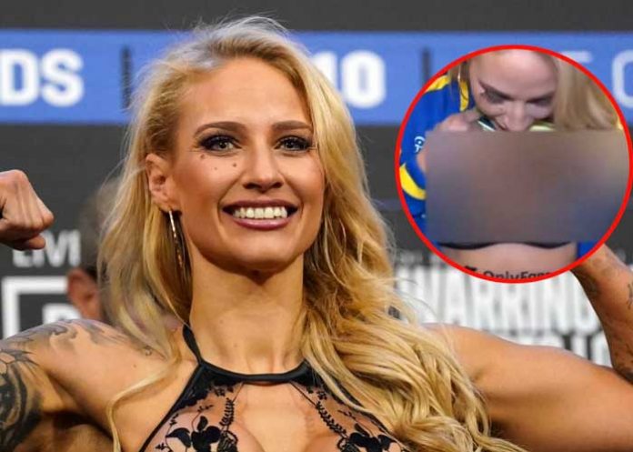 Famosa boxeadora promociona su cuenta de OnlyFans en plena entrevista
