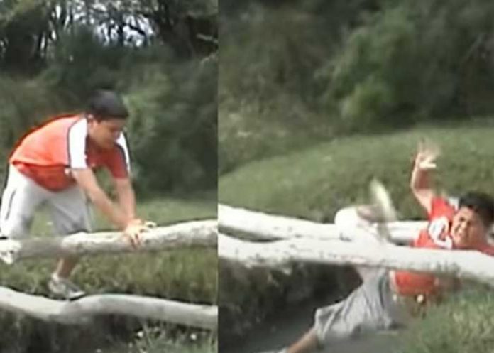 A sus 27 años: Irreconocible luce el niño viral de la caída de Edgar