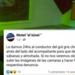 Motel amenaza por Facebook a pareja ladrona