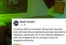 «Clase crisis» Motel amenaza por Facebook a pareja que se robó las sábanas Motel amenaza por Facebook a pareja ladrona