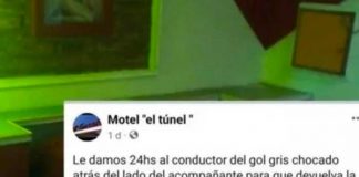 Motel amenaza por Facebook a pareja ladrona