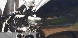 Aparatosa colisión deja saldo de 4 personas lesionadas en Nagarote
