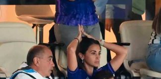 Escena viral: Hijo de Messi se queda dormido durante partido del Mundial