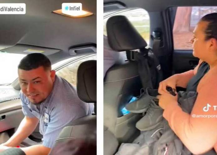 2 Sorprenden a hombre con su amante en el carro